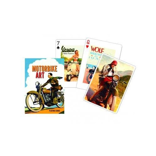 Cartes à jouer Motorbike art