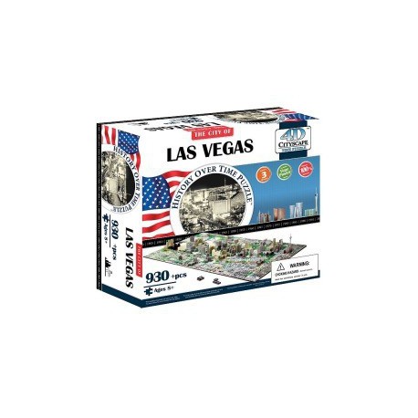 Puzzle 4D 930 pièces - Las Vegas