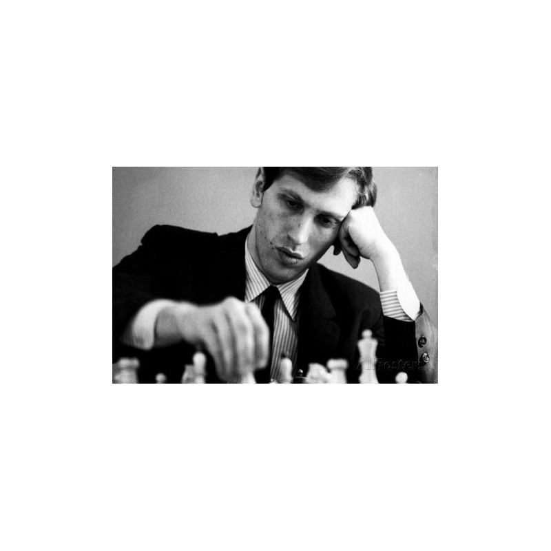 Poster Bobby Fischer Archival Photo