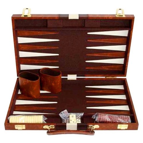 Backgammon Marron 38 cm