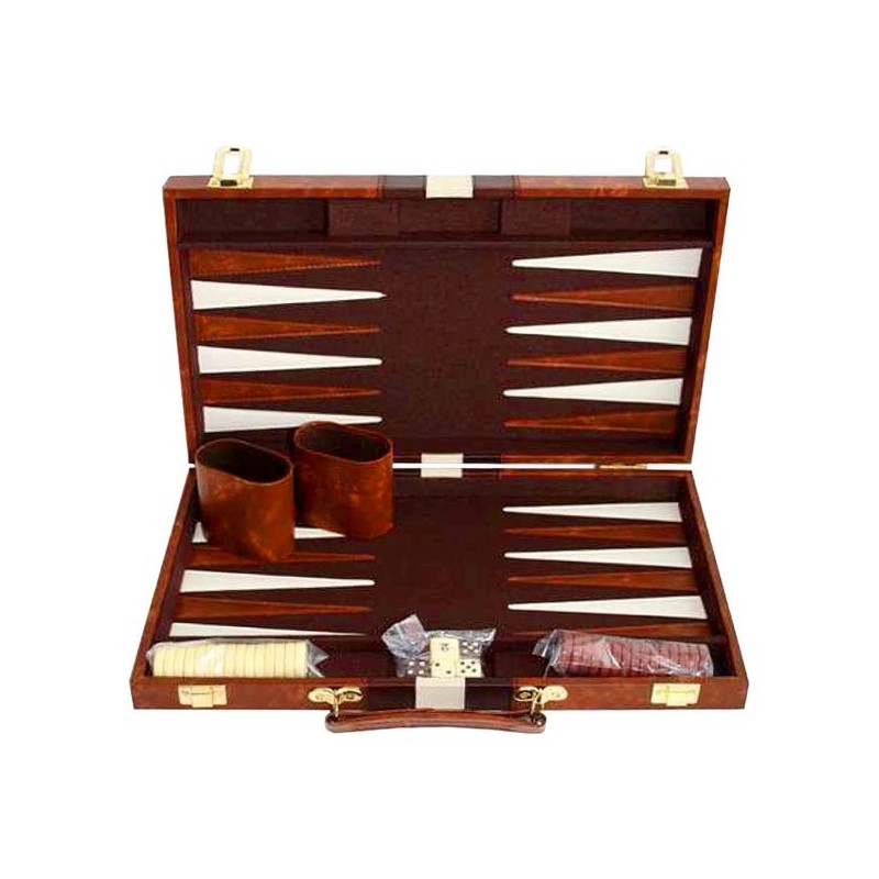 Backgammon Marron 38 cm