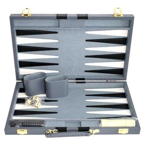 Backgammon gris 38 cm