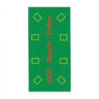 Drap de plage Poker vert
