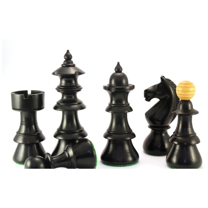 Pièces d'Echecs Austrian Black - Taille 5.5