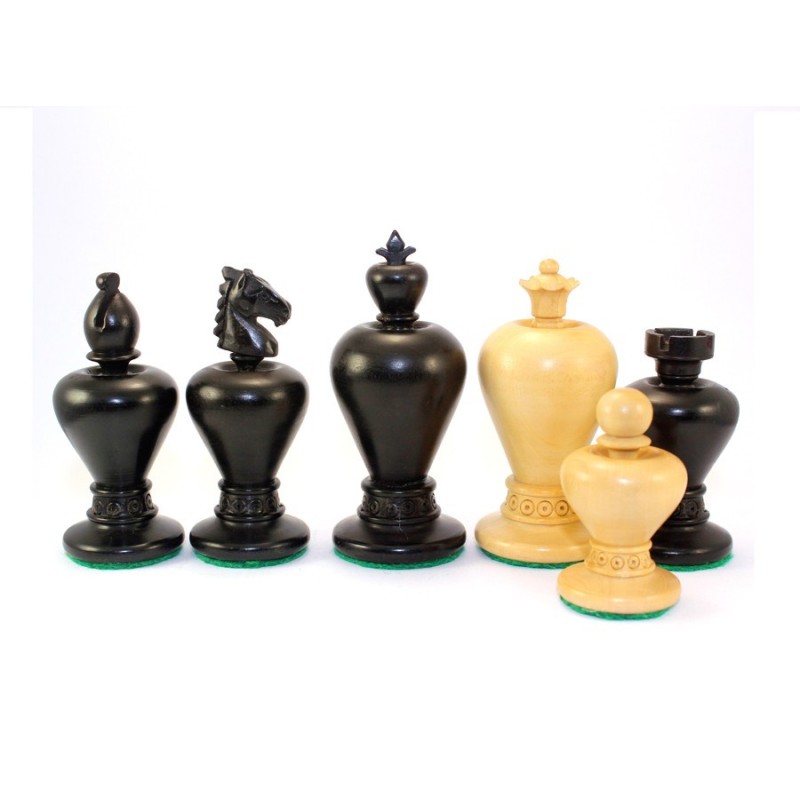 Pièces d'Echecs Chalice Ebène - Taille 5