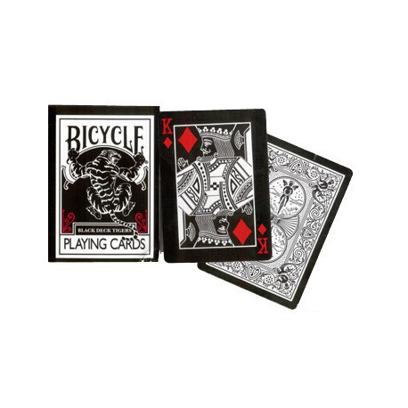 Cartes Bicycle Black Tiger Deck