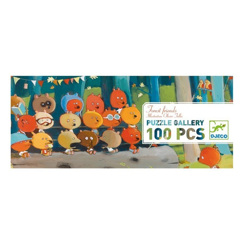 Puzzle 100 pièces - Forest friends