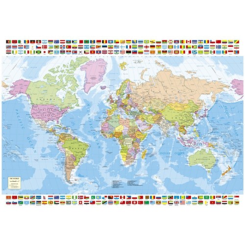 Puzzle 1500 pièces - Carte du monde