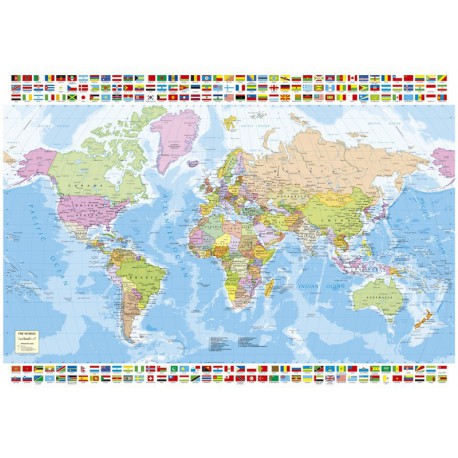 Puzzle 1500 pièces - Carte du monde