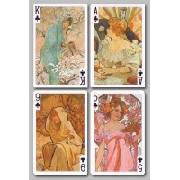 Cartes à jouer Mucha