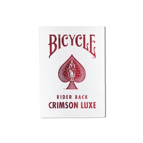 Cartes à jouer Bicycle Rider back Crimson luxe