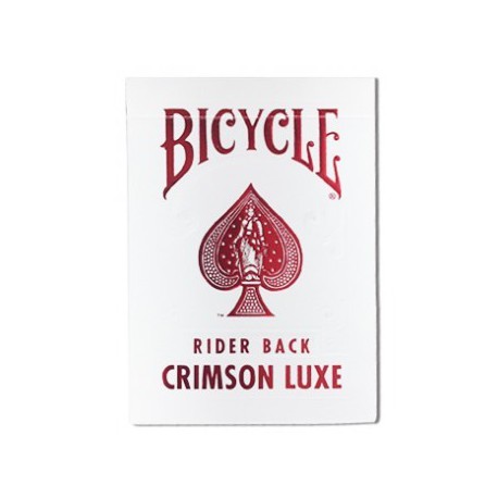 Cartes à jouer Bicycle Rider back Crimson luxe