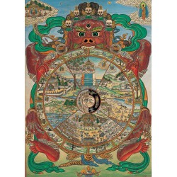 Puzzle 1000 pièces - Wheel of life Tibetan