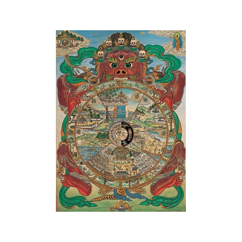 Puzzle 1000 pièces - Wheel of life Tibetan