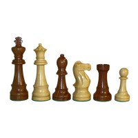 Pièces d'Echecs Acacia - Taille 6 (King size)