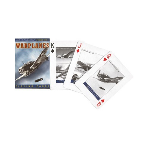 Cartes à jouer Warplanes