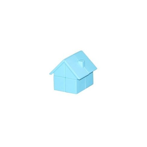 Cube 2x2 House bleu