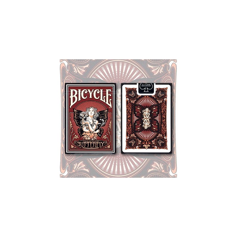 Bicycle Gaff Double White Back – Jeu De Cartes Magie – Dos Blanc Recto Verso – 56 Cartes – Tour De Passe-Passe – Illusionniste – Accessoire Prestidigitation