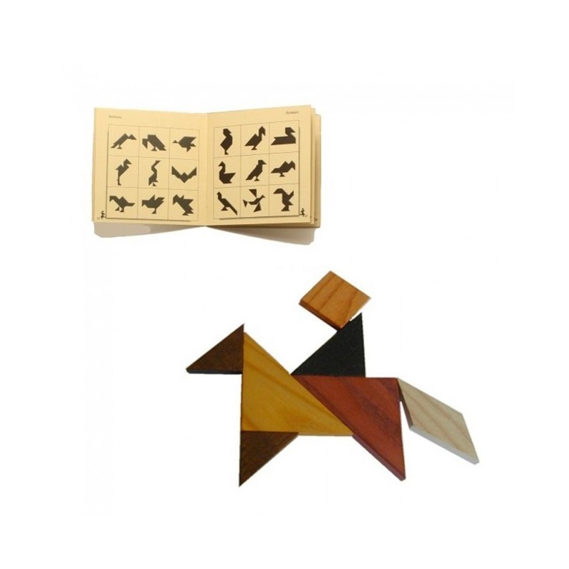 Casse-tête Tangram en bois