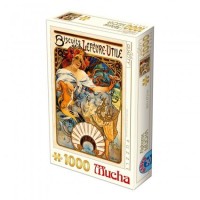 Puzzle 1000 pièces - Biscuits Lefèvre-Utile d' Alphonse Mucha