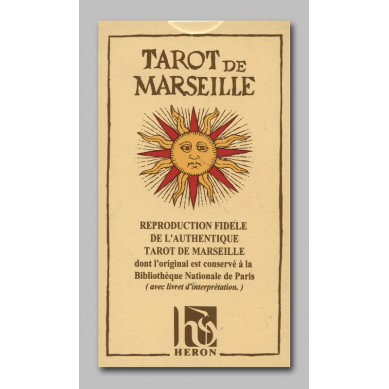 Tarot De MARSEILLE Heron Conver 78 Cartes N