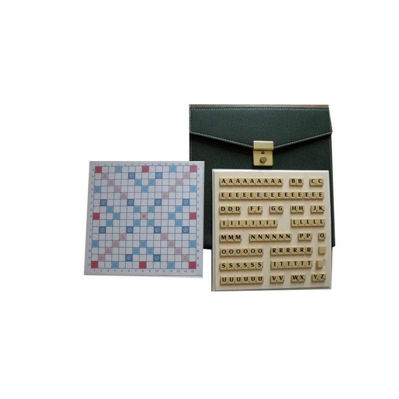 Scrabble duplicate de luxe magnétique vert