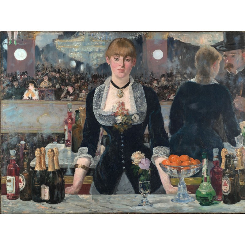 Puzzle 75 pièces - Bar aux Folies Bergère - Manet