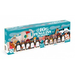 Puzzle 55 pièces - 10 Penguins