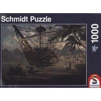 Puzzle 1000 pièces - Bateau au Port