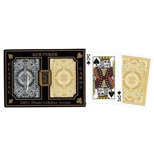 Coffret Kem Poker Arrow - Black & Gold Jumbo