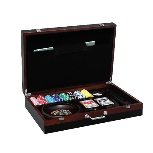 Coffret casino en bois