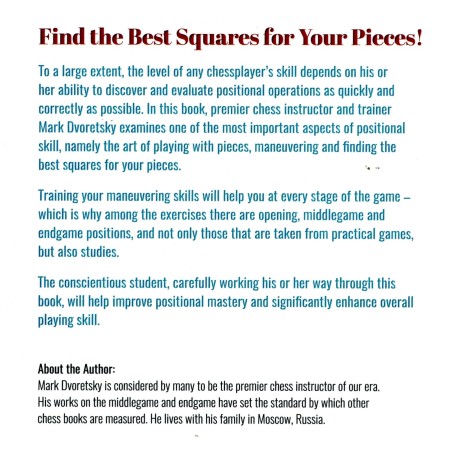 Dvoretsky - Maneuvring the art of piece play