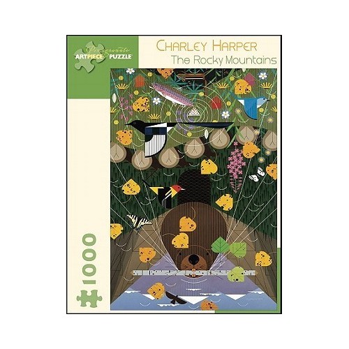 Puzzle 1000 pièces - The Rocky Mountains de Charley Harper