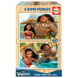 Deux Puzzles de 50 pièces - Vaiana madeira