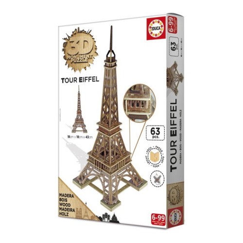 Puzzle 3D - Bois Tour...