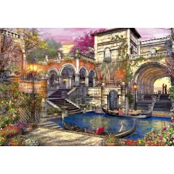 Puzzle 3000 pièces - Romance à Venise