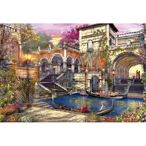 Puzzle 3000 pièces - Romance à Venise