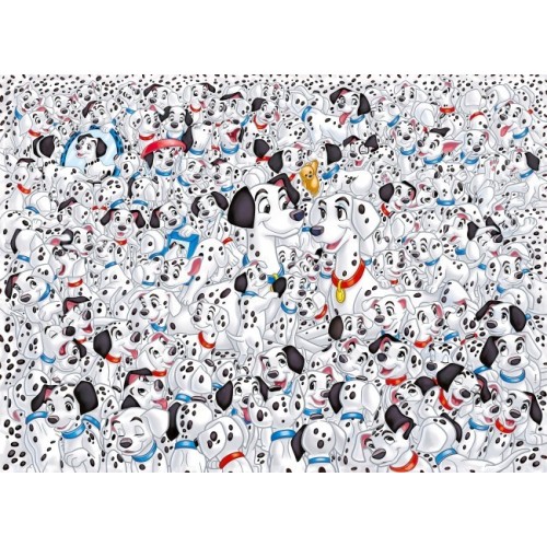 Puzzle 1000 pièces Les 101 Dalmatians - Impossipuzzle