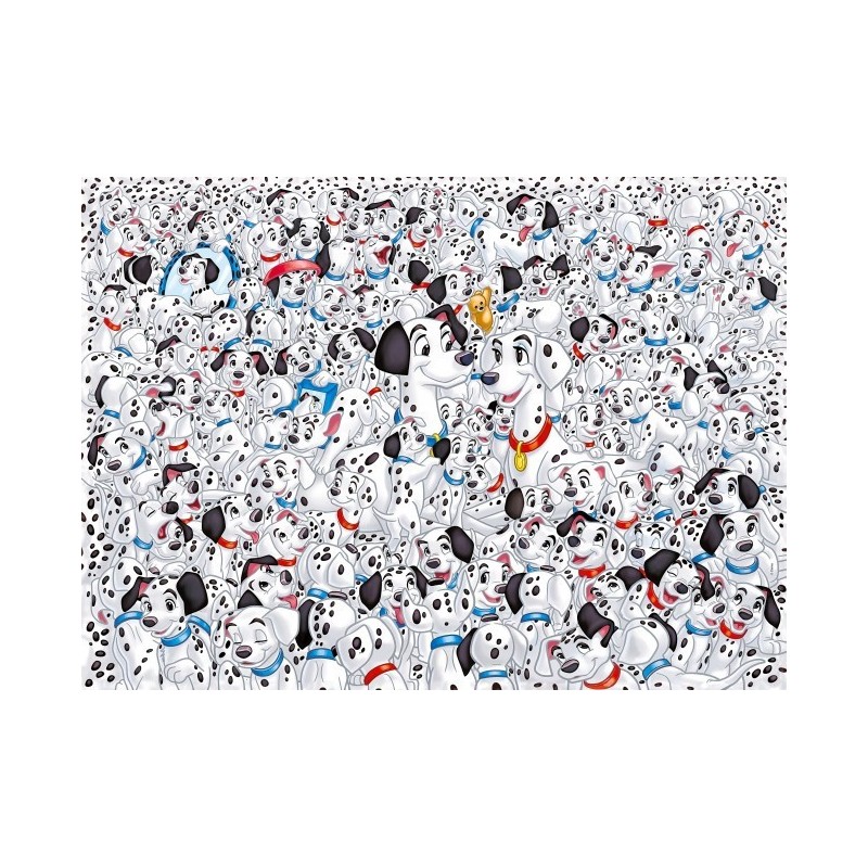 Puzzle 1000 pièces Les 101 Dalmatians - Impossipuzzle