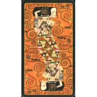 Mini tarot divinatoire Klimt édition doré