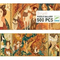 Puzzle 500 pièces - unicorn garden