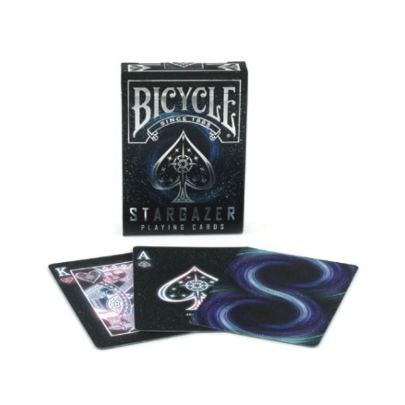 Bicycle Stargazer – Jeu De 54 Cartes – Collection Creatives – Design Trou Noir – Magie Et Poker