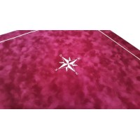 Tapis de cartes Bordeaux 60 cm