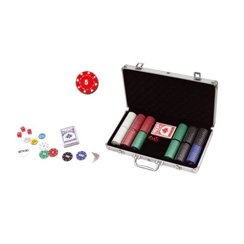 Mallette Poker 300 jetons Carré d'As 11.5g