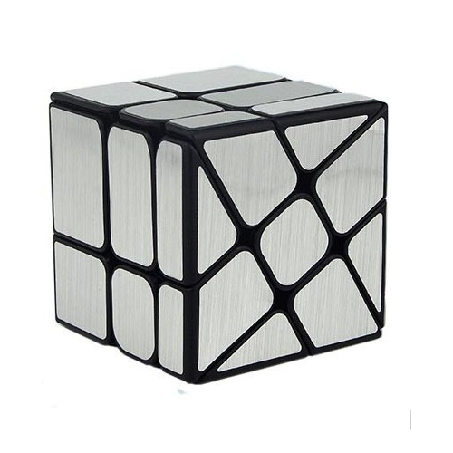 Cube 3x3 Wind Mirror Argent - Moyu