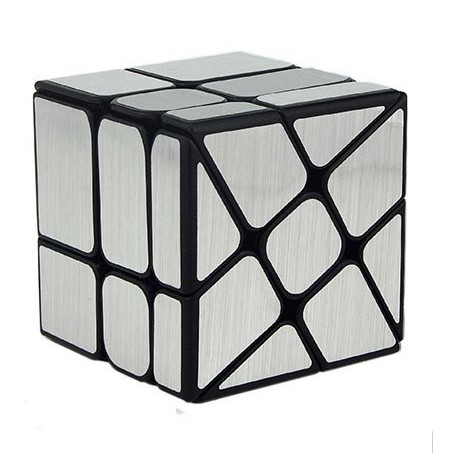 Cube 3x3 Wind Mirror Argent - Moyu