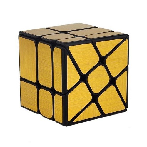 Cube 3x3 Wind Mirror Doré - Moyu