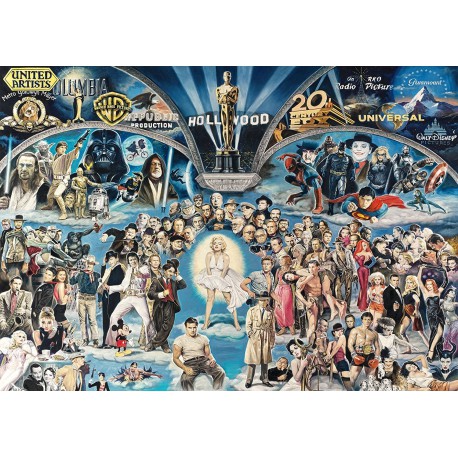 Puzzle 1000 pièces - Hollywood the Universe of Glory