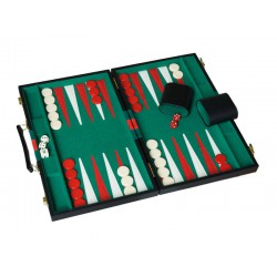 Backgammon Vert-Rouge 46cm
