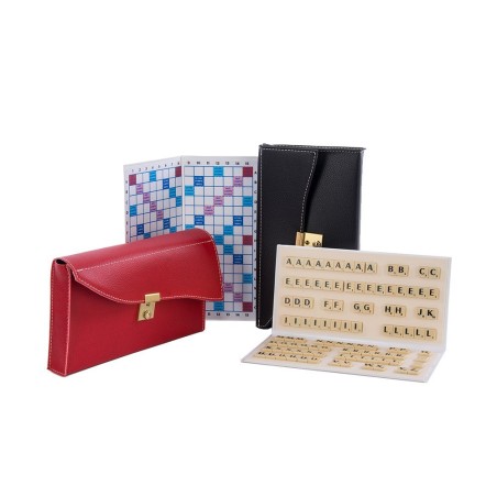 Scrabble duplicate magnétique pliable bordeaux